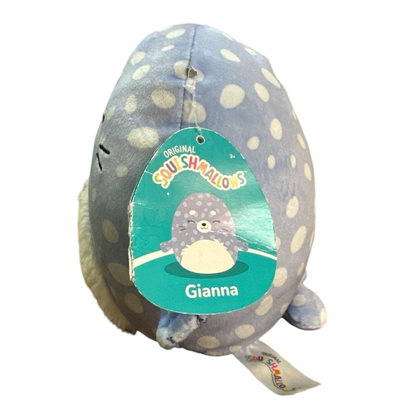 Squishmallows ‘Gianna’ Seal Ocean Squad 7.5” Plush, Soft Toy Stuffed Animal Gift - Picture 3 of 8